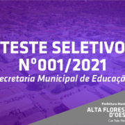 Teste Seletivo Educação 2021